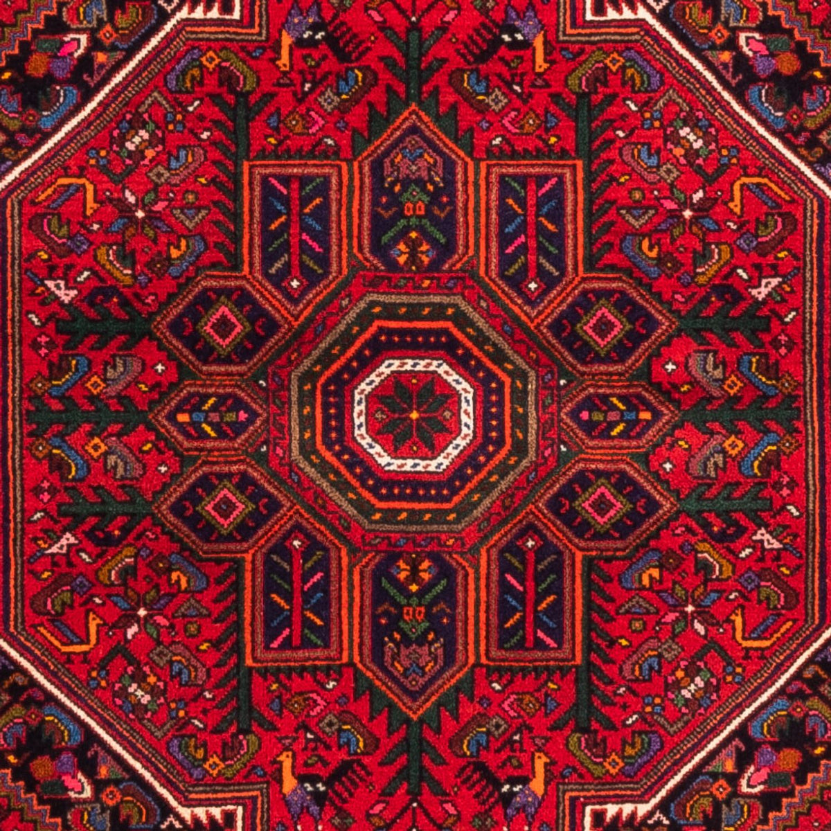 Perzisch Tapijt - Nomadisch - 144 x 100 cm - rood