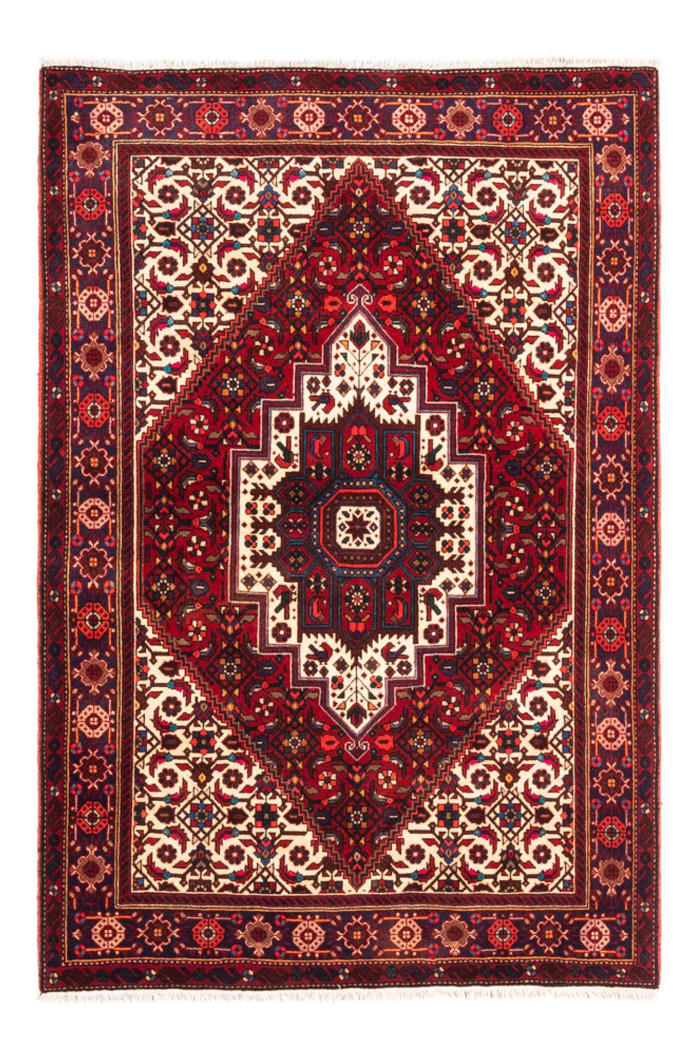 Perzisch Tapijt - Nomadisch - 146 x 102 cm - rood