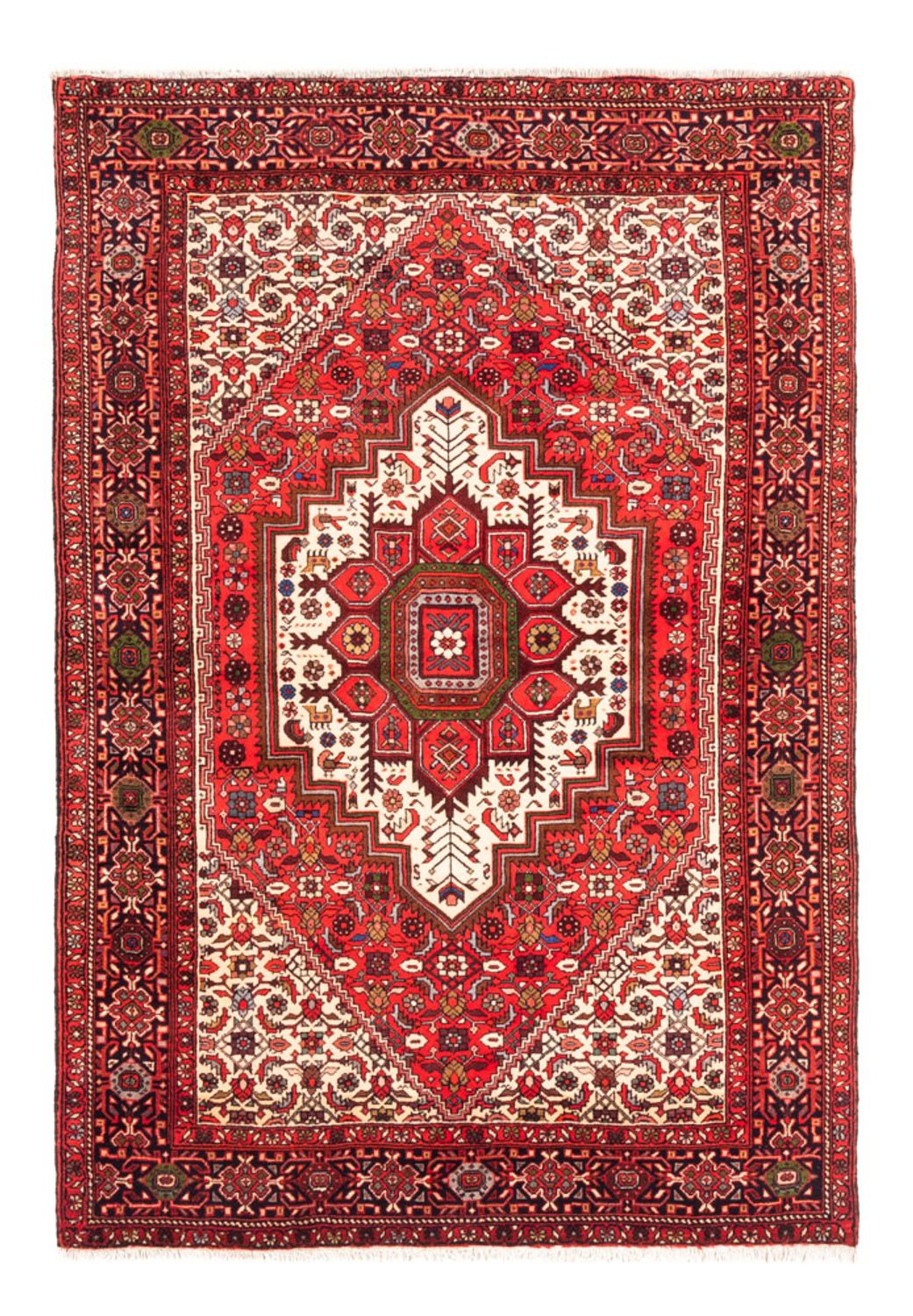 Perzisch Tapijt - Nomadisch - 147 x 100 cm - rood