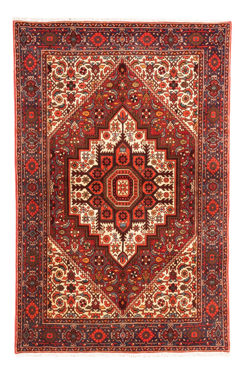 Perzisch Tapijt - Nomadisch - 148 x 96 cm - rood