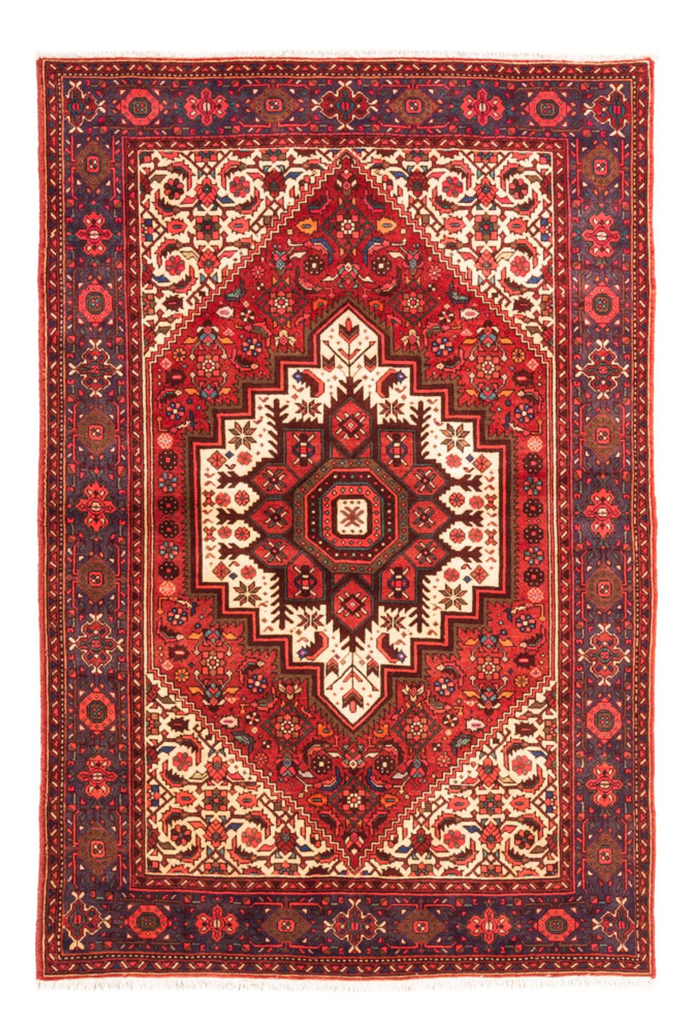Perzisch Tapijt - Nomadisch - 146 x 100 cm - rood