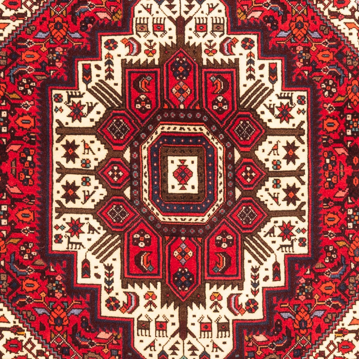 Perzisch Tapijt - Nomadisch - 142 x 102 cm - rood