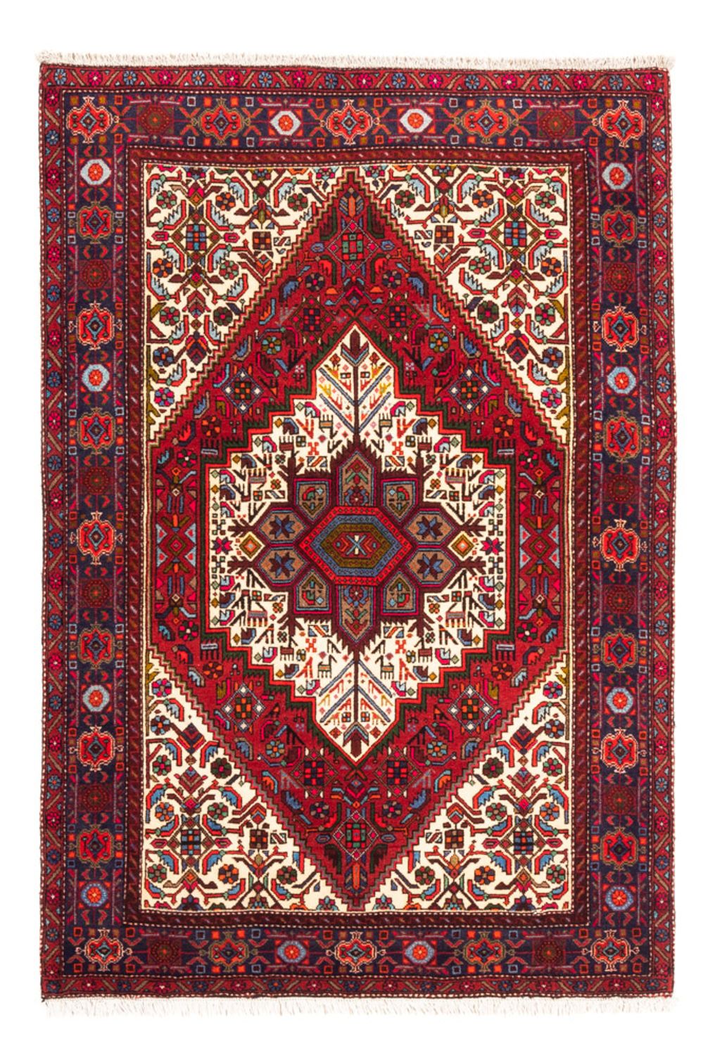 Perzisch Tapijt - Nomadisch - 146 x 100 cm - rood