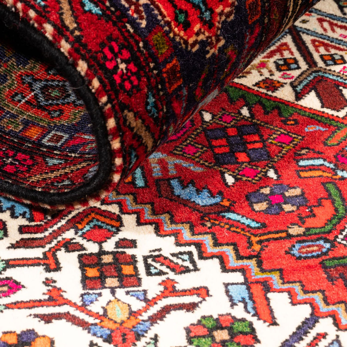 Perzisch Tapijt - Nomadisch - 146 x 100 cm - rood