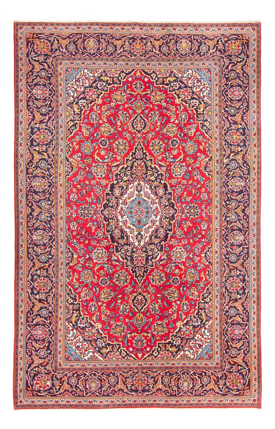 Perzisch tapijt - Keshan - 297 x 194 cm - rood