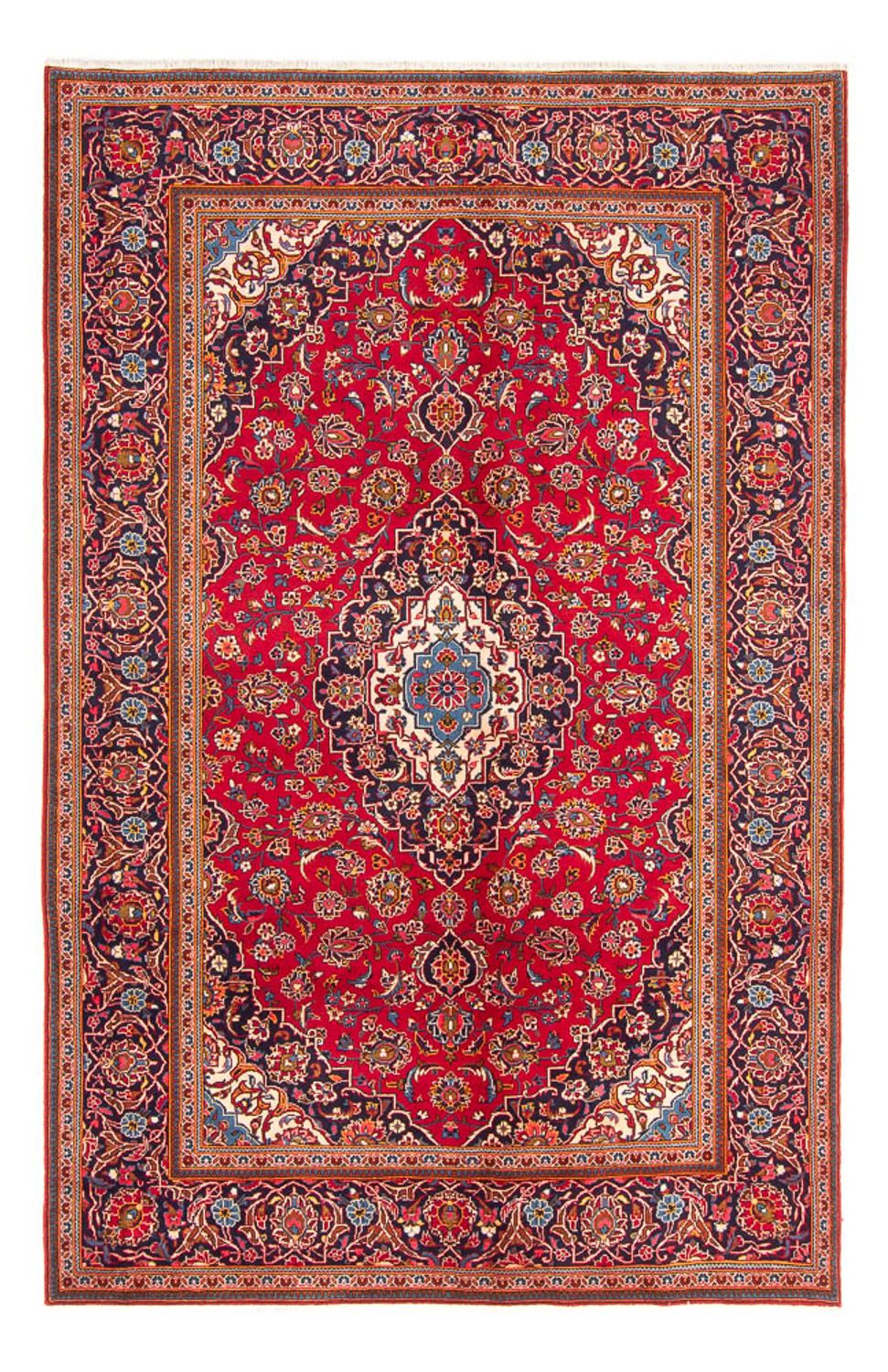 Perzisch tapijt - Keshan - 296 x 195 cm - rood