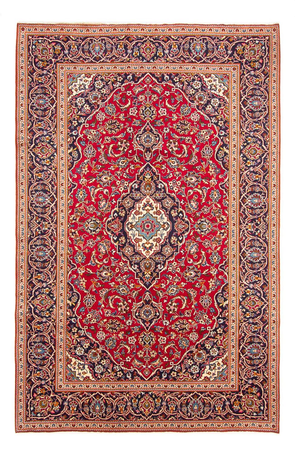 Perzisch tapijt - Keshan - 288 x 202 cm - rood