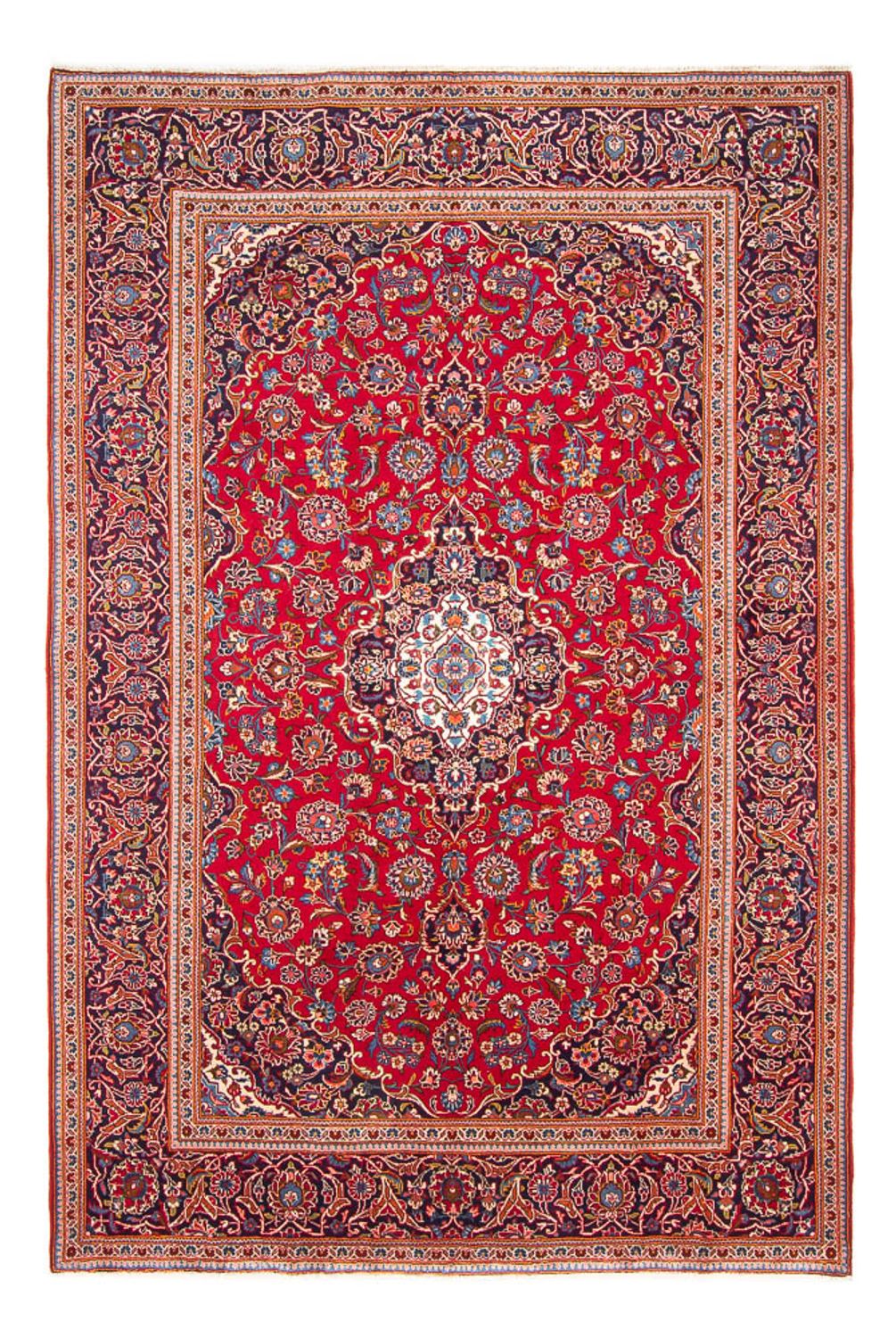 Perzisch tapijt - Keshan - 300 x 197 cm - rood