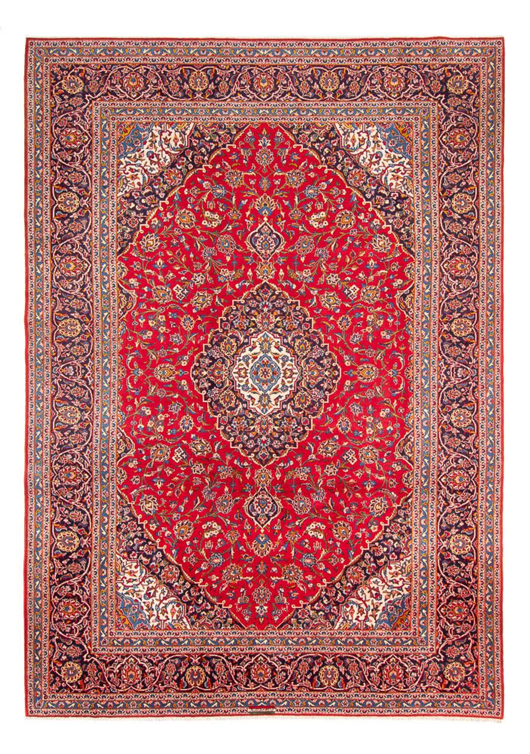 Perzisch tapijt - Keshan vierkant  - 254 x 246 cm - rood