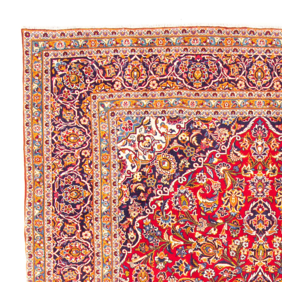 Perzisch tapijt - Keshan - 345 x 237 cm - rood