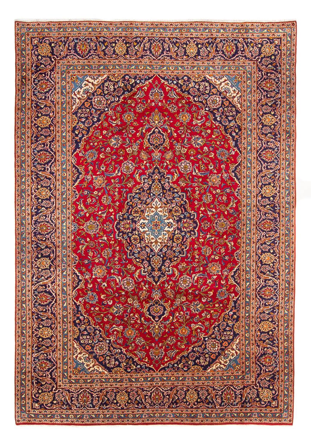 Perzisch tapijt - Keshan - 343 x 242 cm - rood