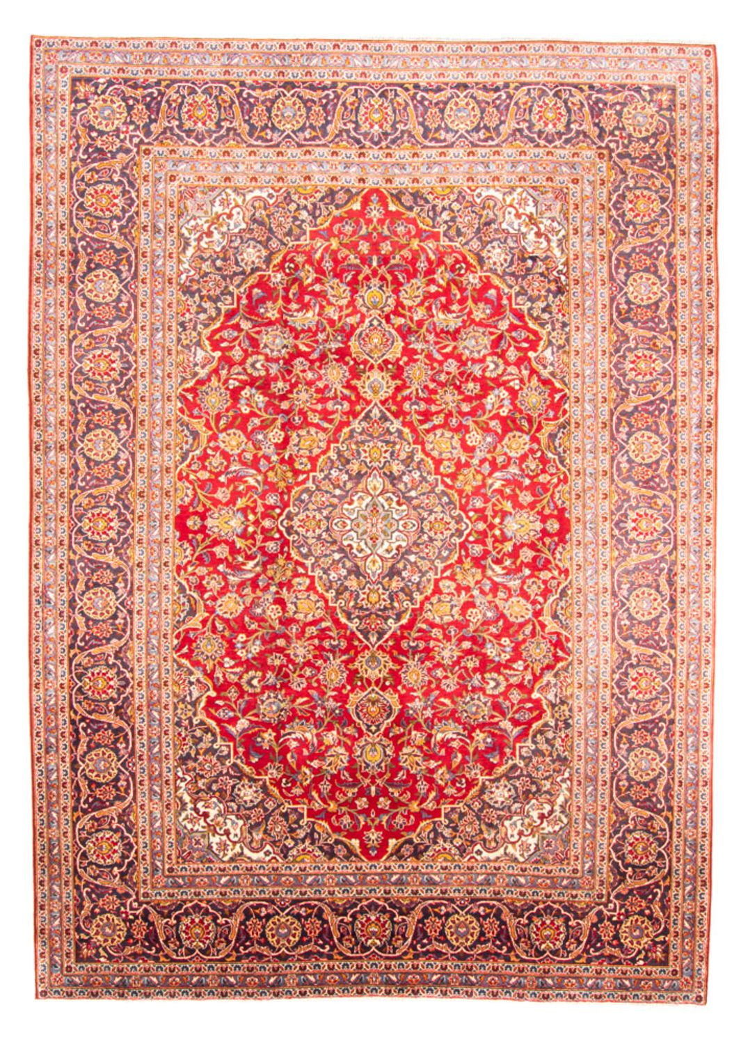 Perzisch tapijt - Keshan - 344 x 243 cm - rood
