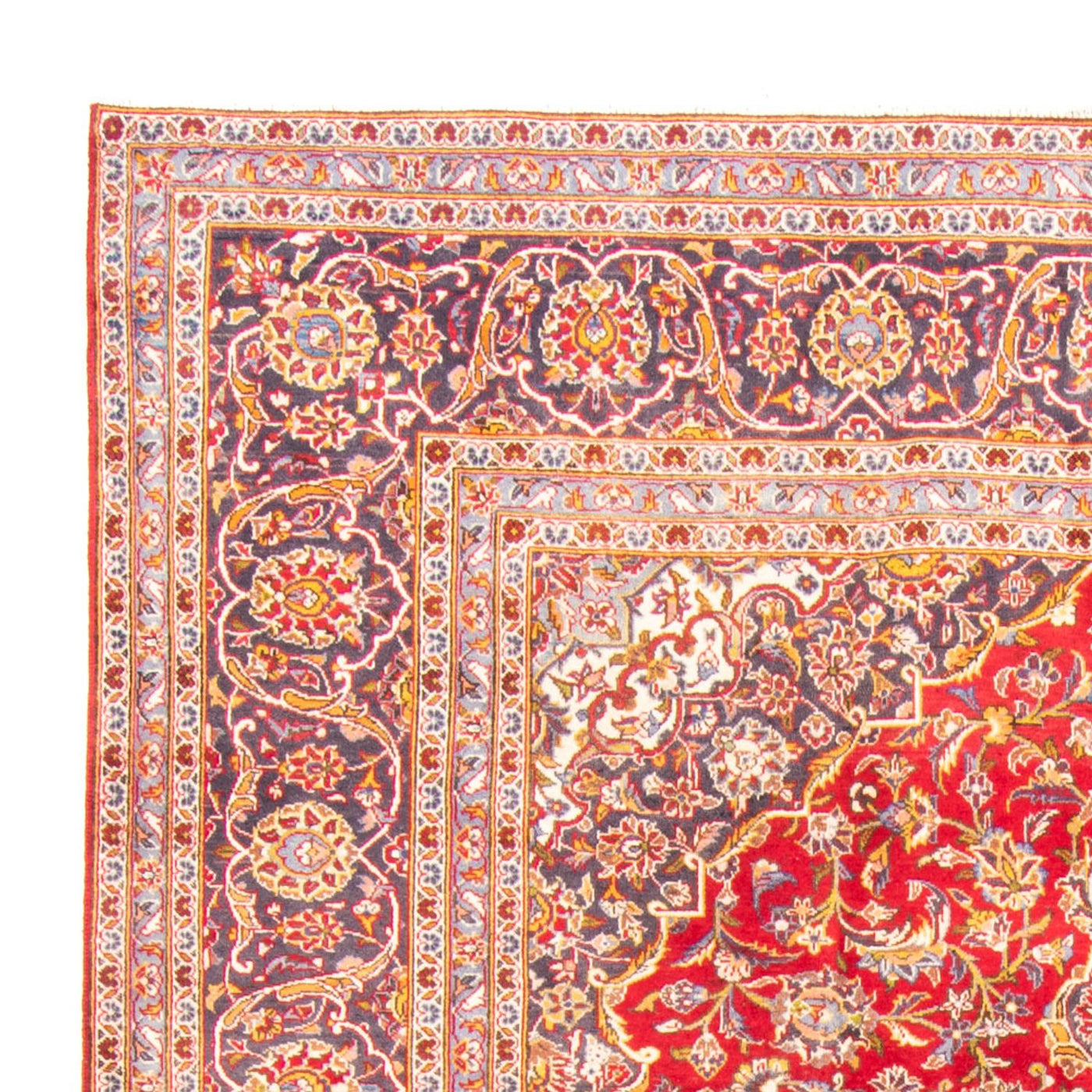 Kashan Tapijt 344x243cm - Perzisch tapijt