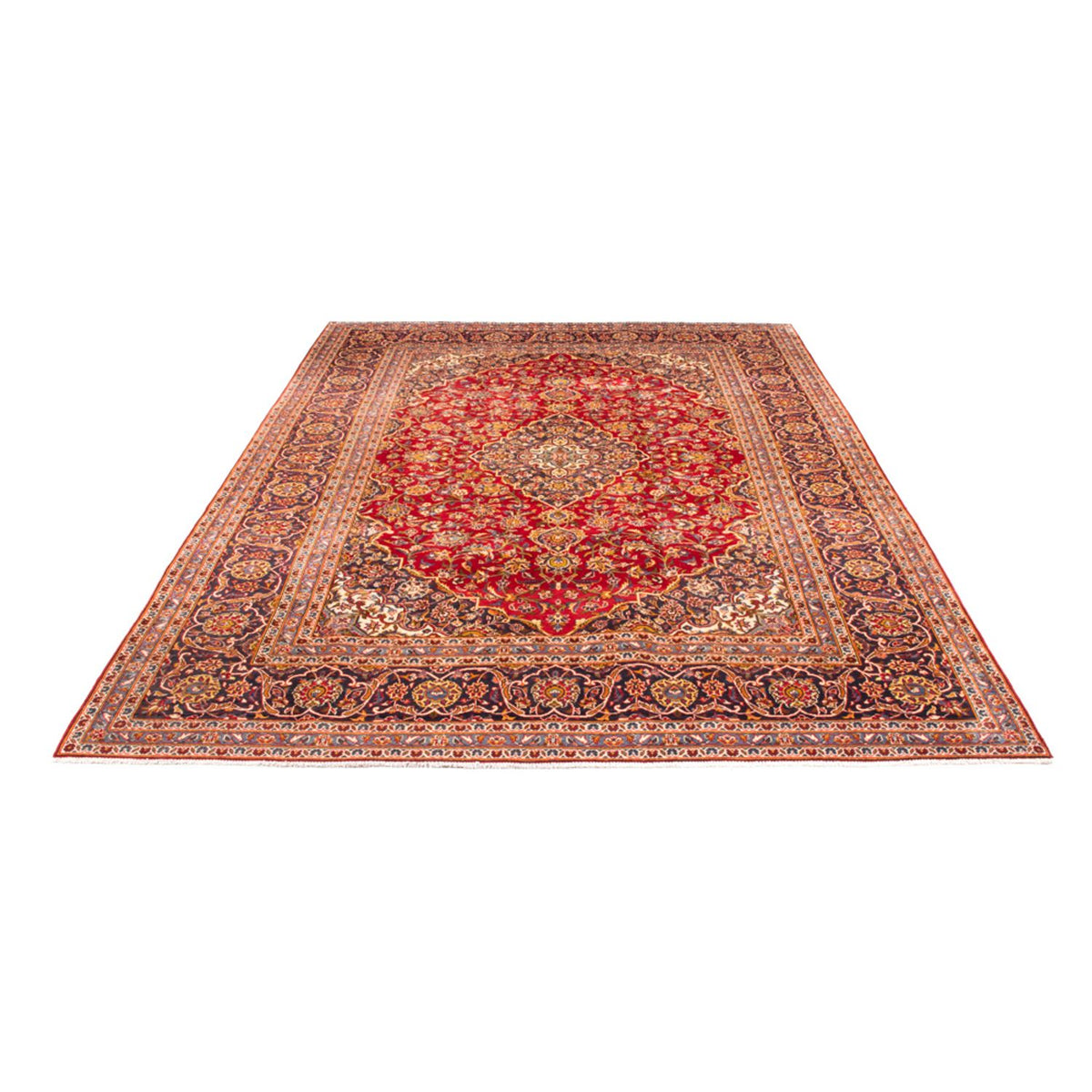 Perzisch tapijt - Keshan - 344 x 243 cm - rood