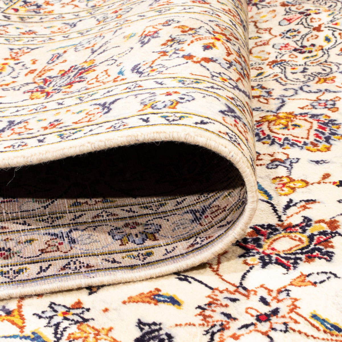 Perzisch tapijt - Keshan - 347 x 243 cm - crème