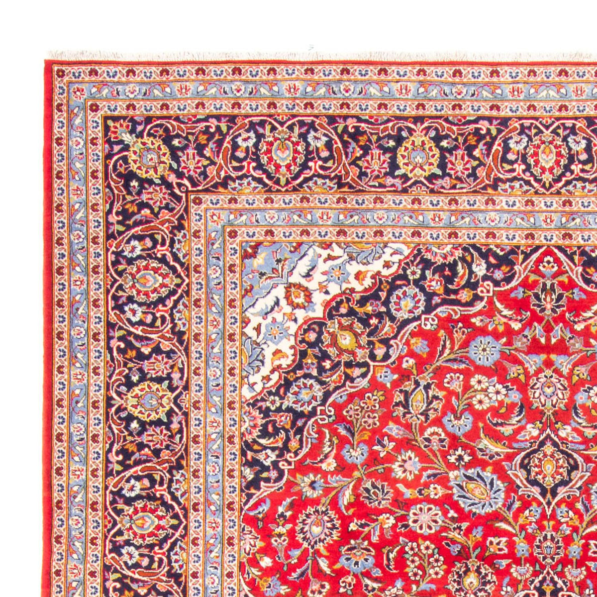 Perzisch tapijt - Keshan - 349 x 247 cm - rood