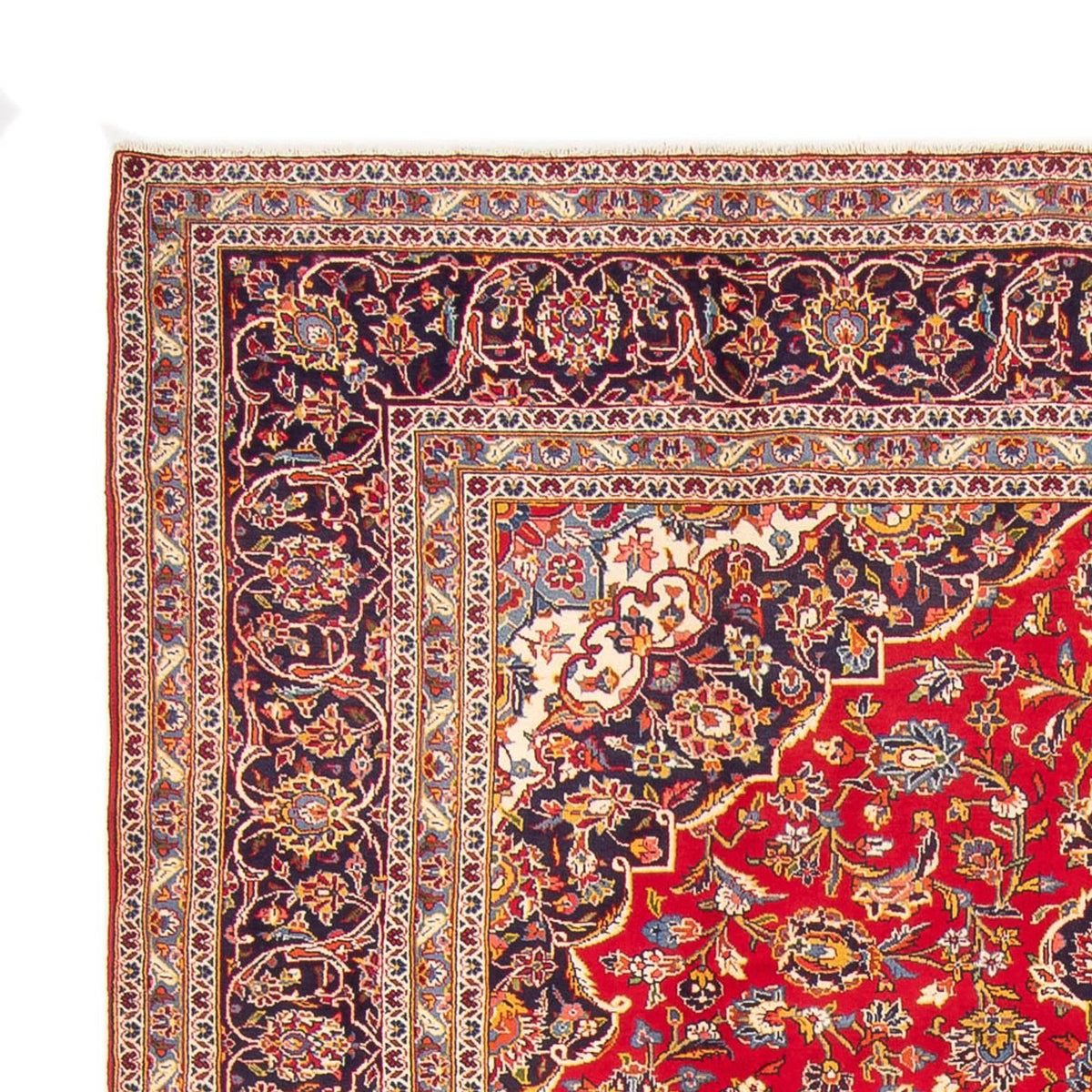 Perzisch tapijt - Keshan - 343 x 252 cm - rood