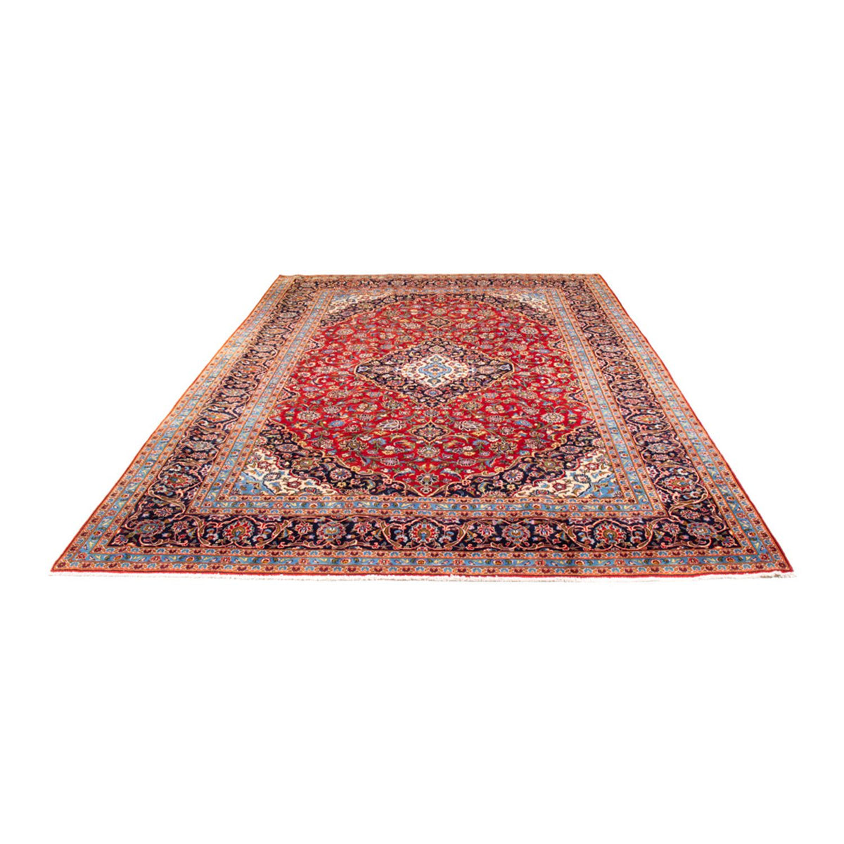 Perzisch tapijt - Keshan - 350 x 248 cm - rood