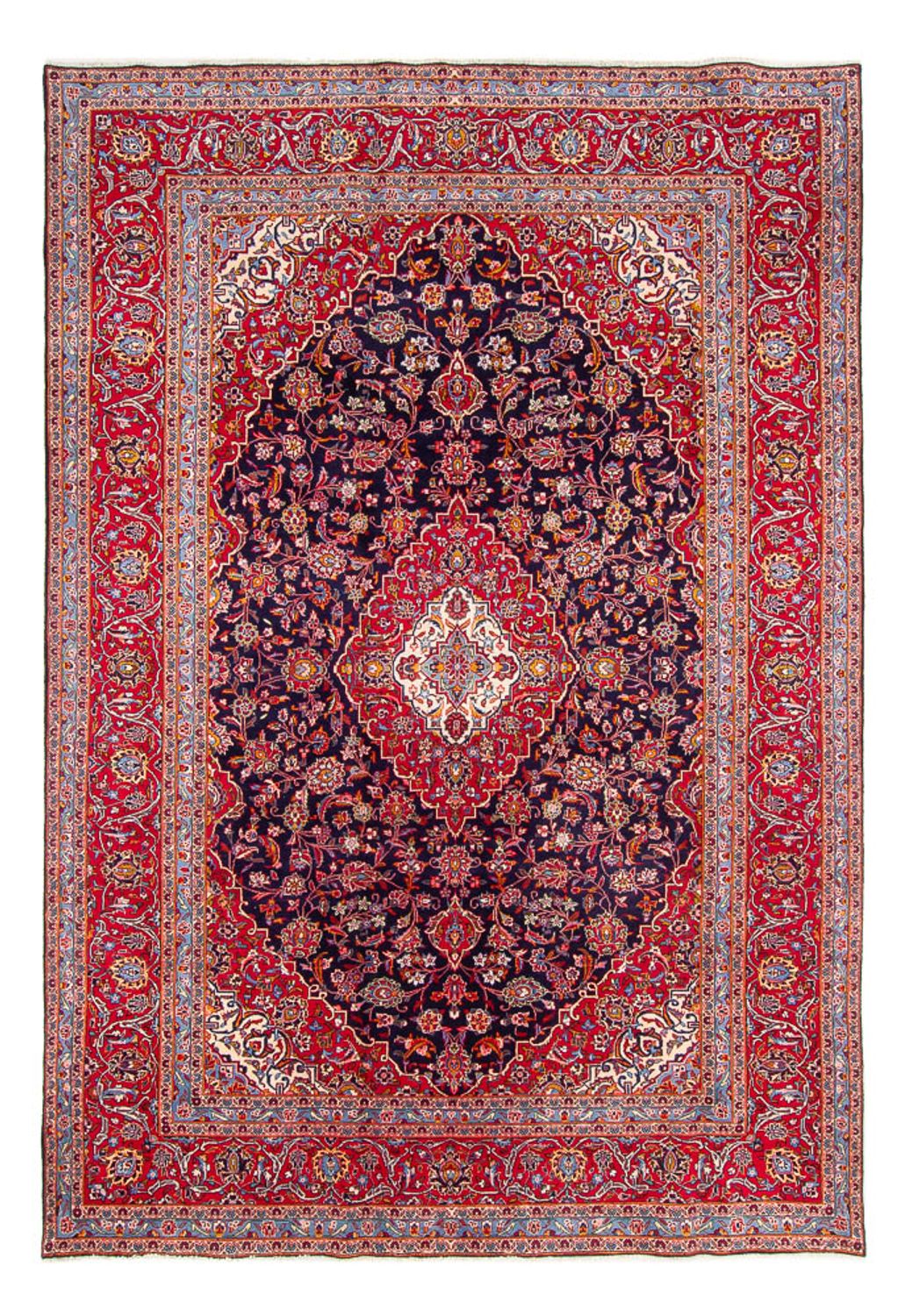 Perzisch tapijt - Keshan - 353 x 246 cm - donkerblauw