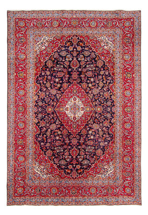 Perzisch tapijt - Keshan - 353 x 246 cm - donkerblauw