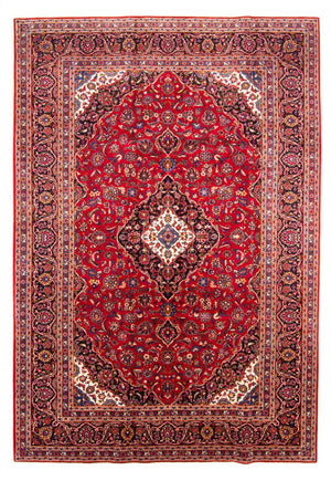 Perzisch tapijt - Keshan - 358 x 244 cm - rood