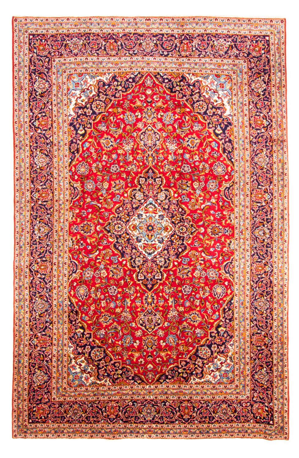 Perzisch tapijt - Keshan - 374 x 240 cm - rood