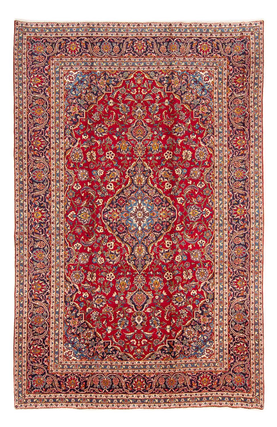 Perzisch tapijt - Keshan - 374 x 244 cm - rood