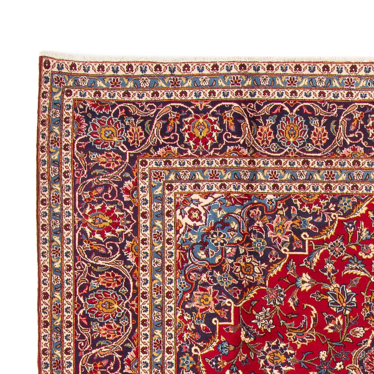 Perzisch tapijt - Keshan - 374 x 244 cm - rood