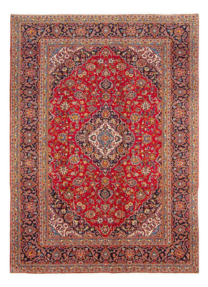 Perzisch tapijt - Keshan - 350 x 264 cm - rood