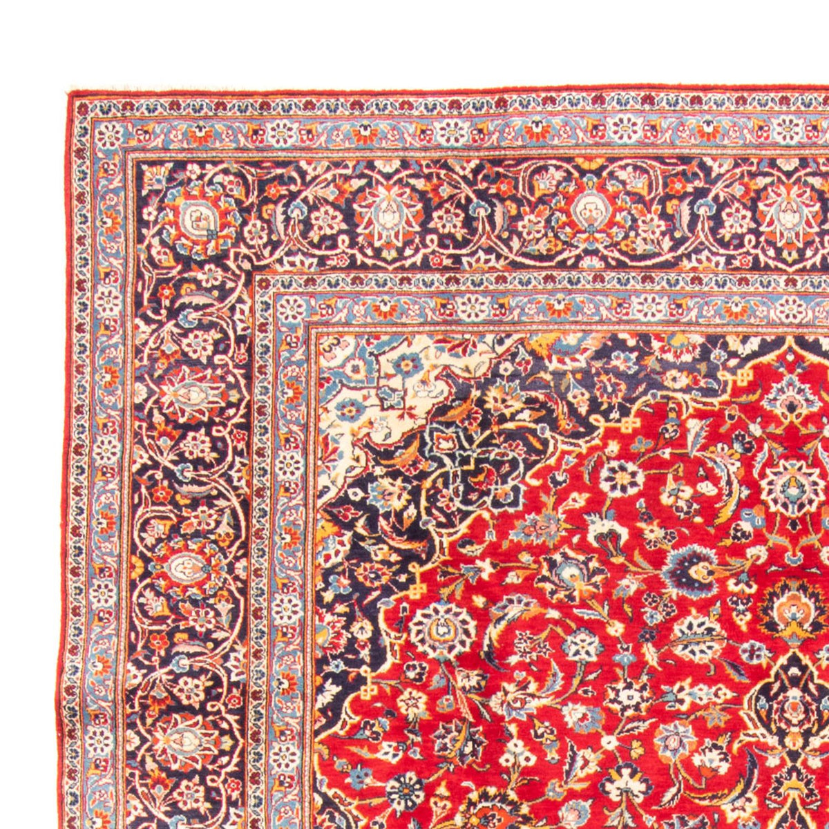 Perzisch tapijt - Keshan - 359 x 260 cm - rood