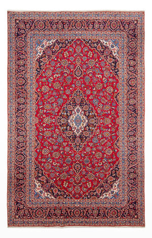 Perzisch tapijt - Keshan - 378 x 250 cm - rood