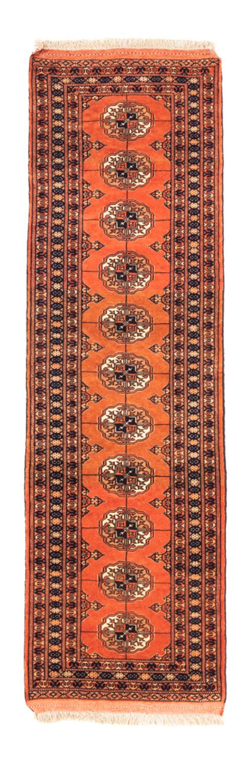 Loper Turkaman tapijt - 193 x 52 cm - oranje