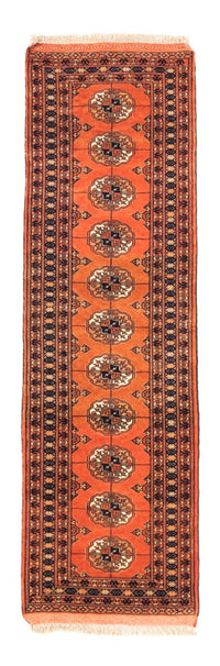 Loper Turkaman tapijt - 193 x 52 cm - oranje
