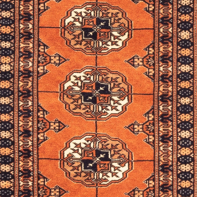 Loper Turkaman tapijt - 193 x 52 cm - oranje