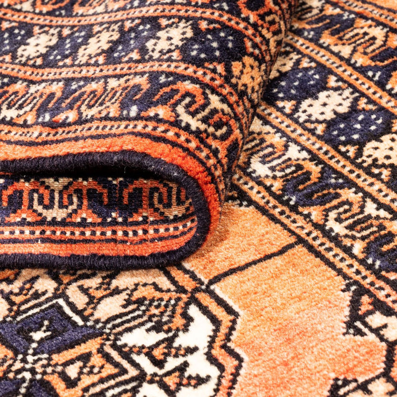 Loper Turkaman tapijt - 193 x 52 cm - oranje