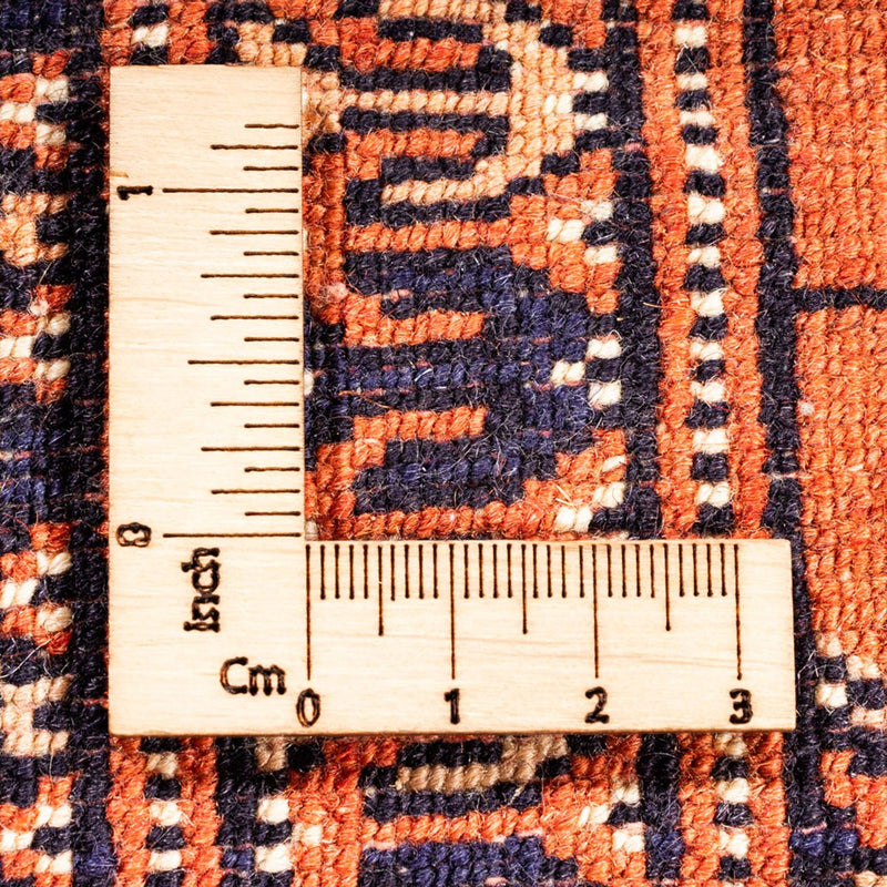 Loper Turkaman tapijt - 193 x 52 cm - oranje