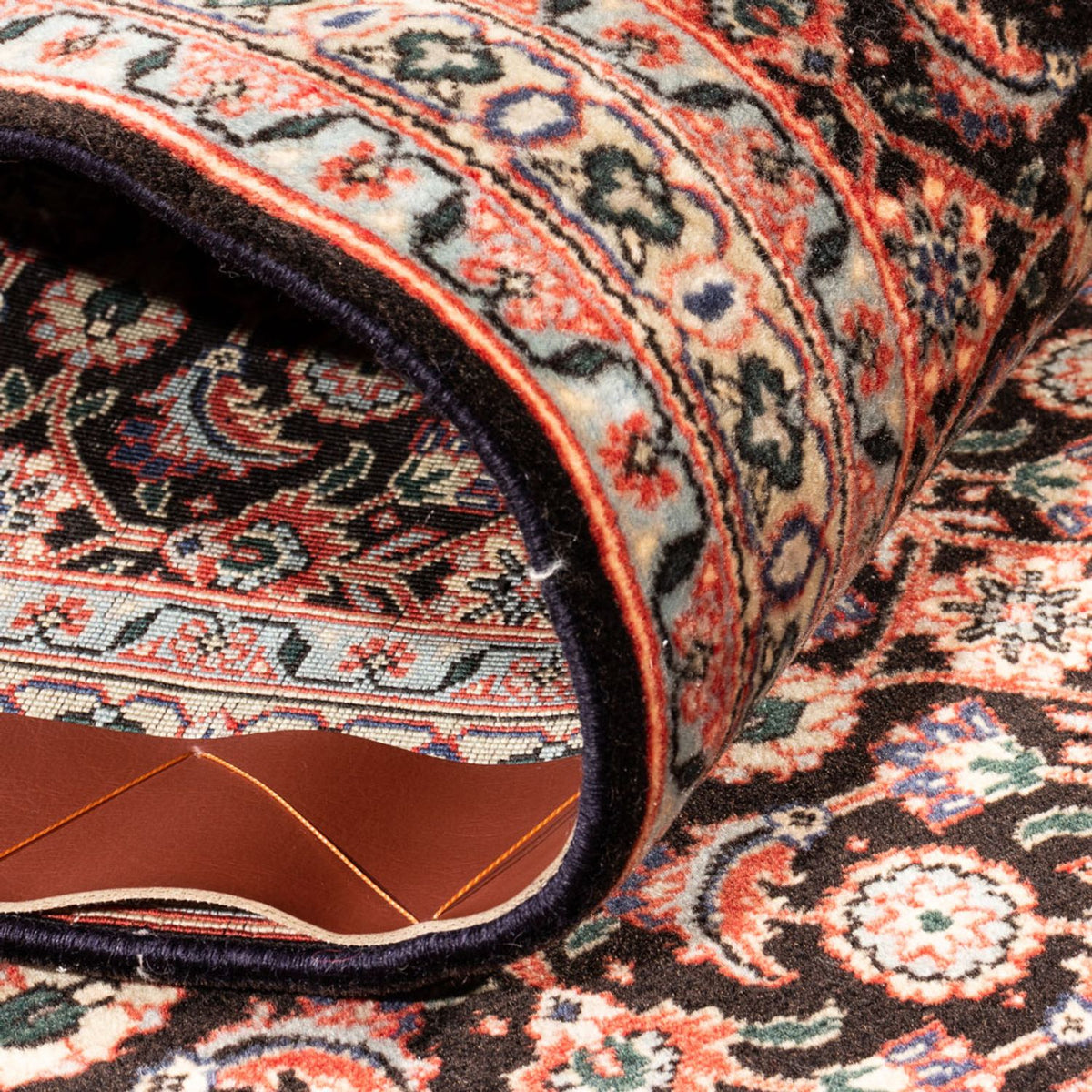 Loper Perzisch tapijt - Tabriz - Royal - 198 x 67 cm - donkerblauw