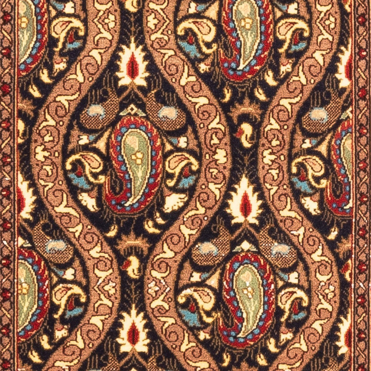 Loper Perzisch tapijt - Ghom - 160 x 53 cm - donkerblauw