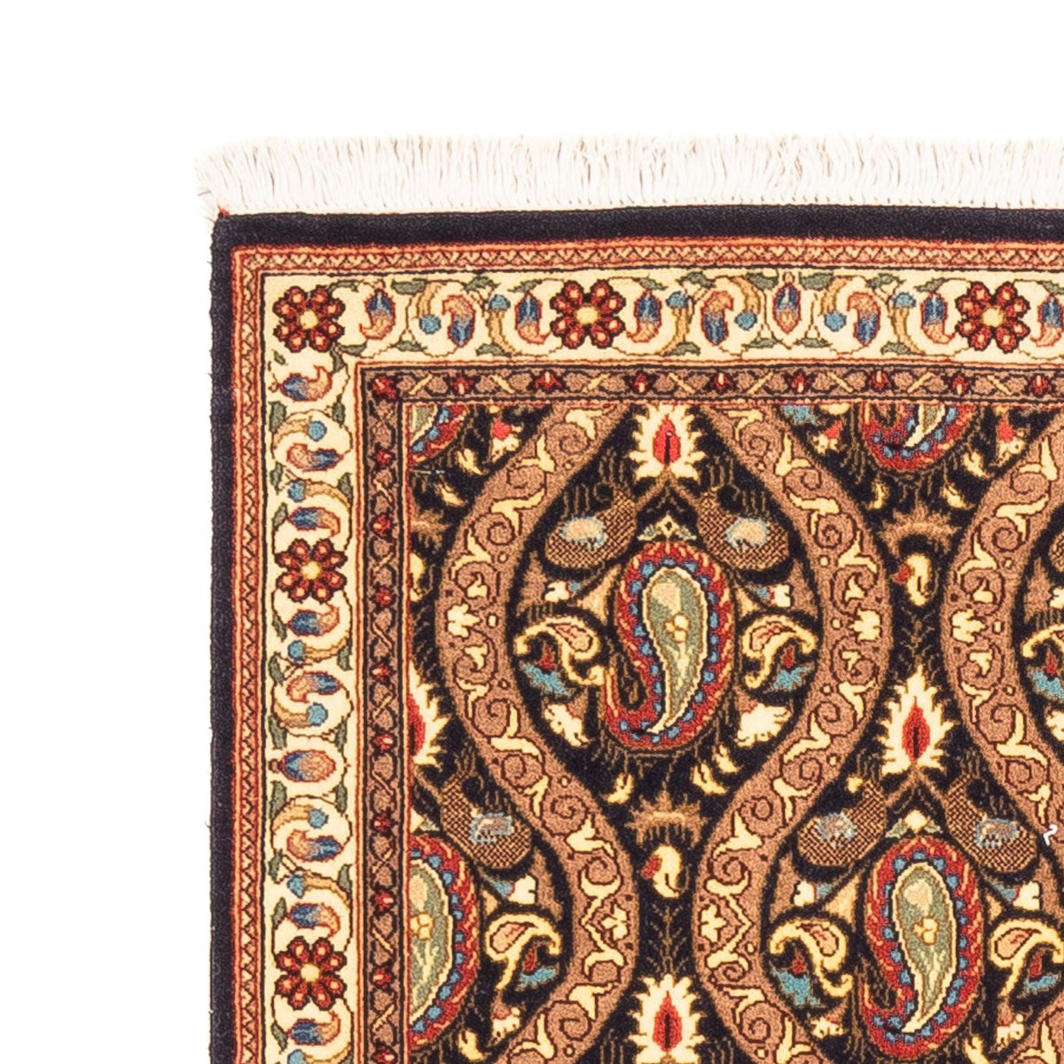 Loper Perzisch tapijt - Ghom - 160 x 53 cm - donkerblauw