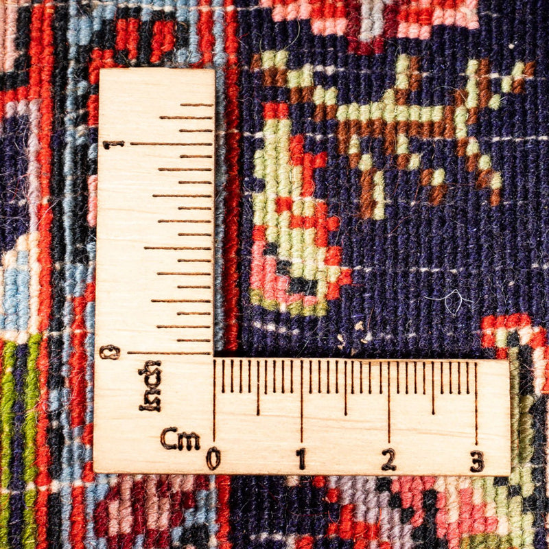 Loper Perzisch tapijt - Bijar - 204 x 73 cm - donkerblauw