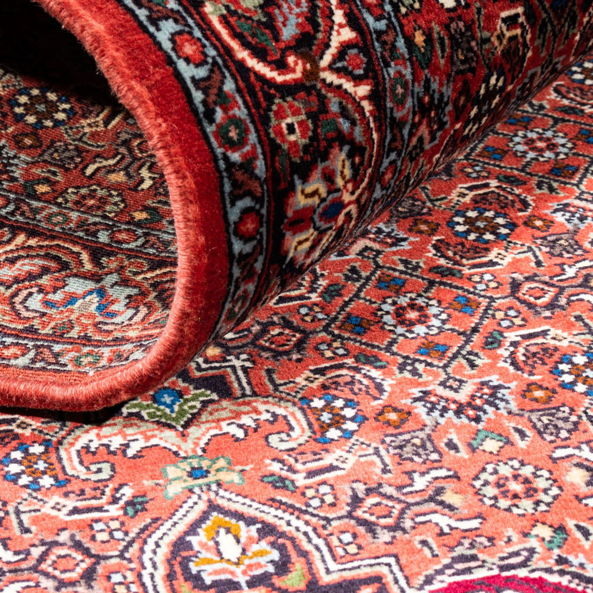 Loper Perzisch tapijt - Bijar - 226 x 75 cm - rood