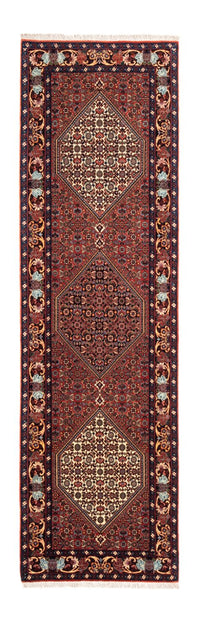Loper Perzisch tapijt - Bijar - 214 x 62 cm - rood