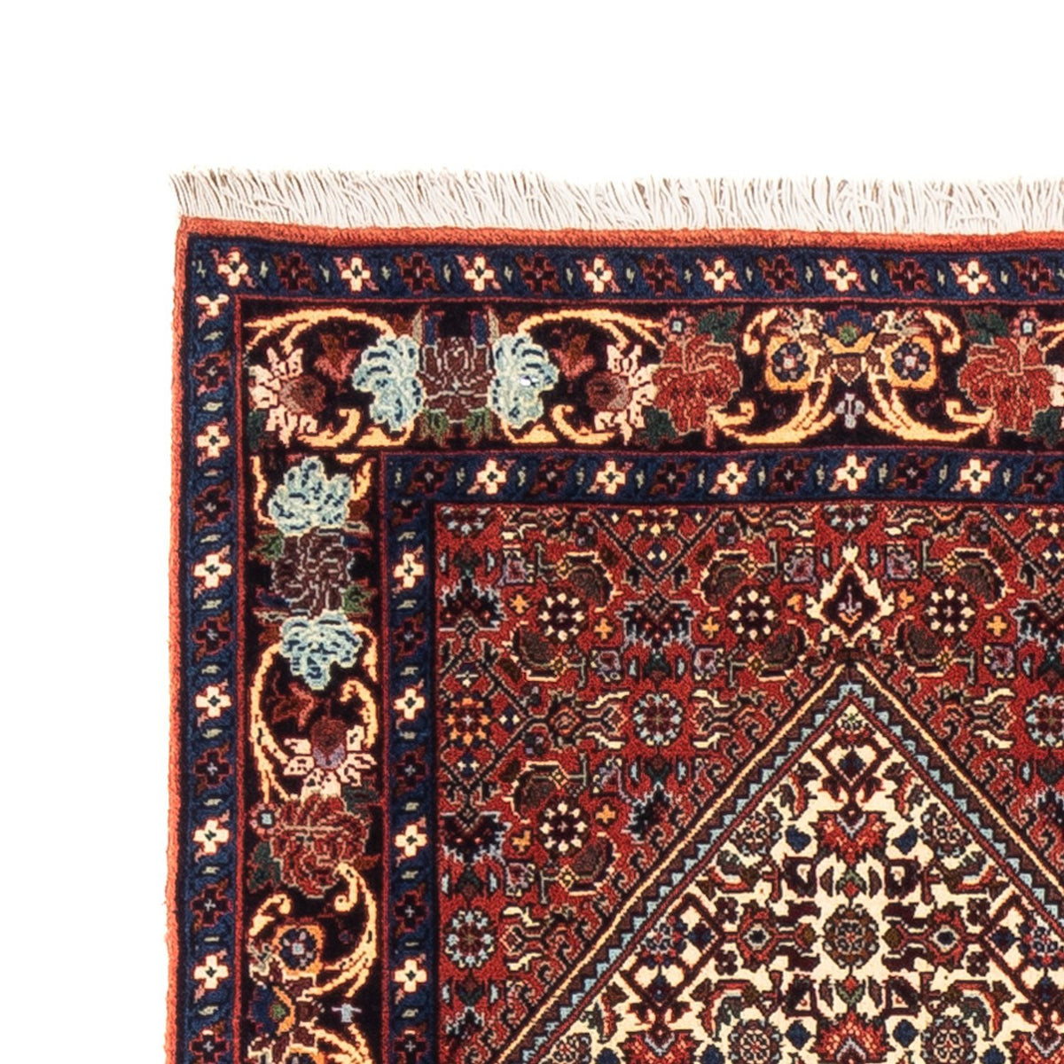 Loper Perzisch tapijt - Bijar - 214 x 62 cm - rood