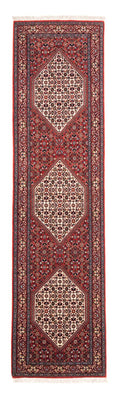 Loper Perzisch tapijt - Bijar - 228 x 61 cm - rood