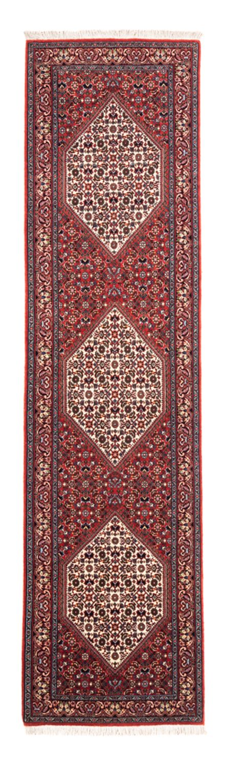 Loper Perzisch tapijt - Bijar - 228 x 61 cm - rood