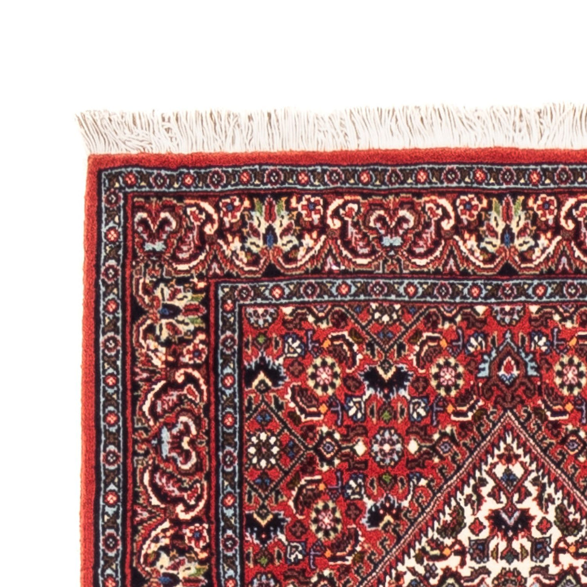 Loper Perzisch tapijt - Bijar - 228 x 61 cm - rood