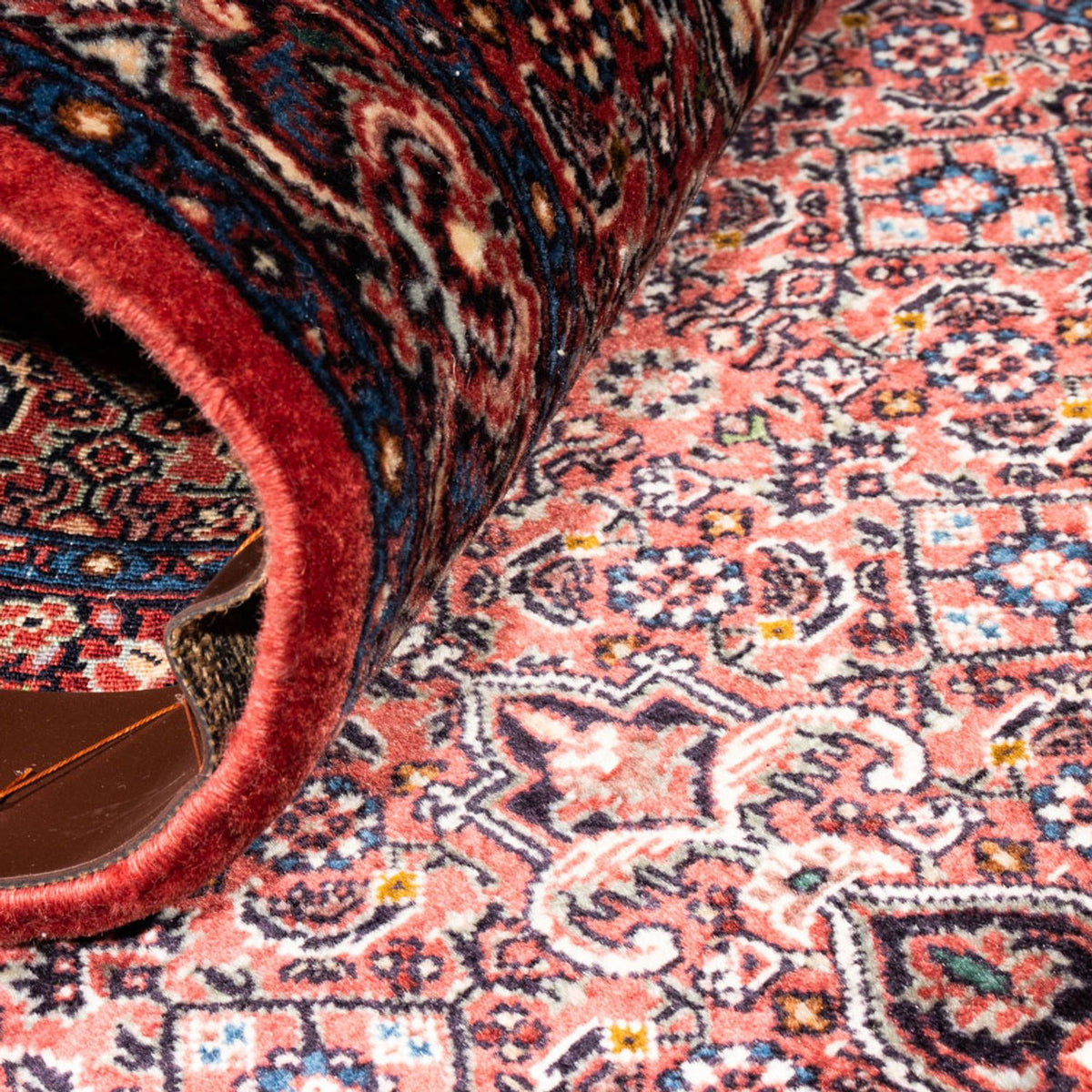 Loper Perzisch tapijt - Bijar - 238 x 73 cm - rood