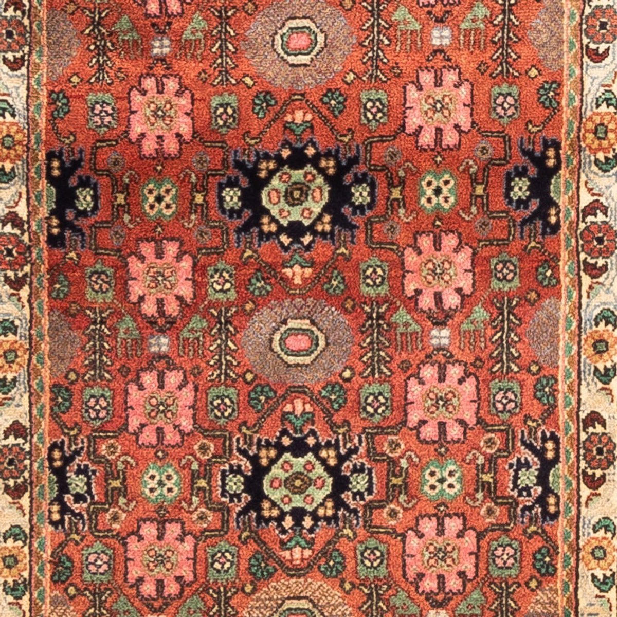 Loper Perzisch tapijt - Klassiek - 254 x 50 cm - rood