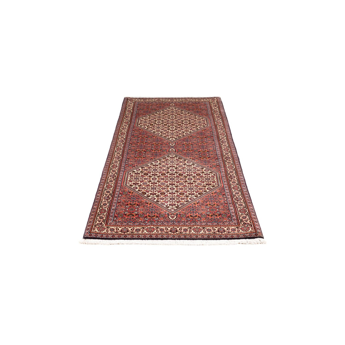 Loper Perzisch tapijt - Bijar - 205 x 81 cm - rood