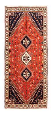 Loper Gabbeh Tapijt - Kashkuli Perzisch - 200 x 85 cm - rood